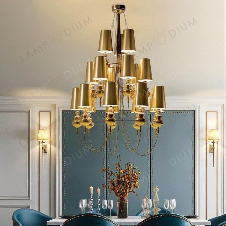 Chandelier LAMPADA NERA CLASSICA 3