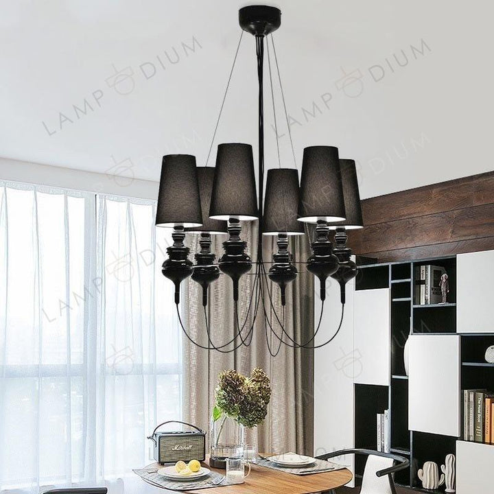 Chandelier LAMPADA NERA CLASSICA 3