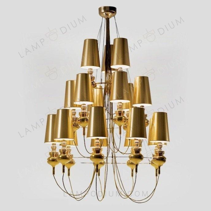 Chandelier LUSTRA NERA CLASSICA 3 + 6 + 9