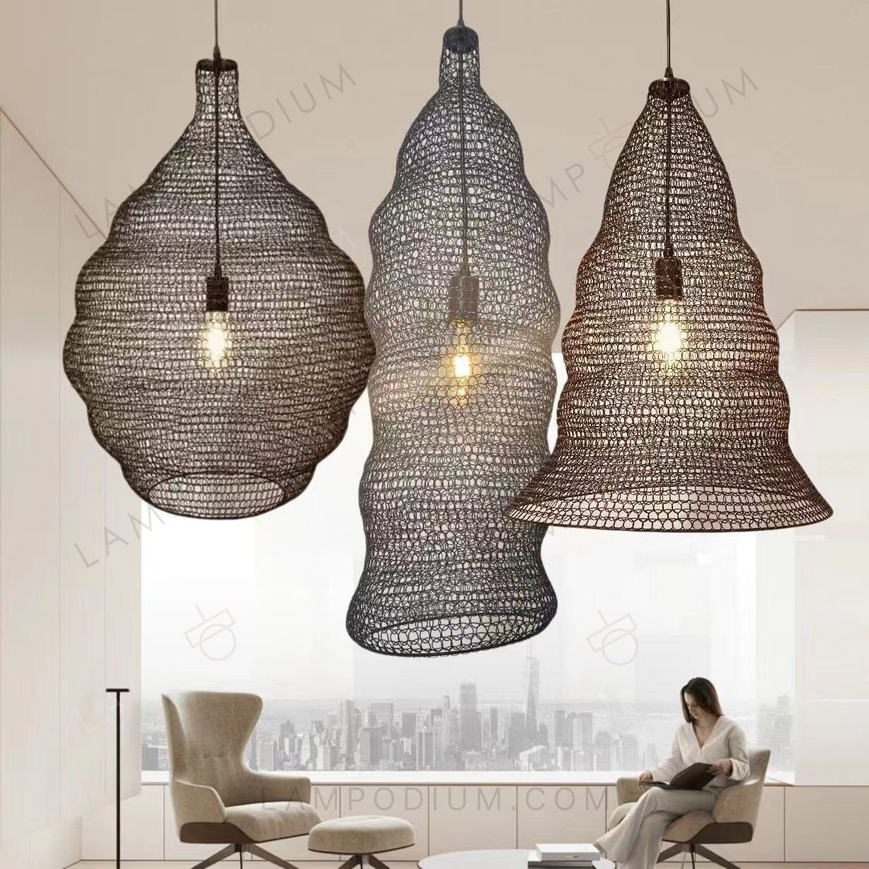 Chandelier METAL NET B