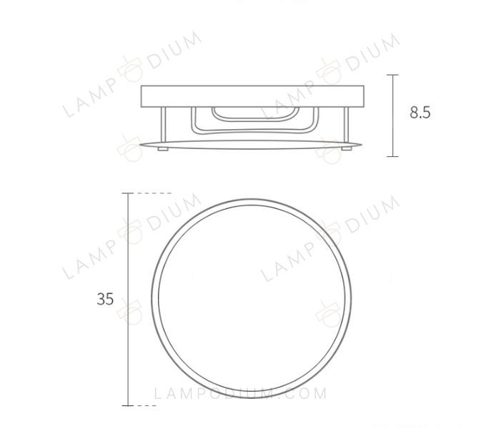 Ceiling light LUCE SERENELLA