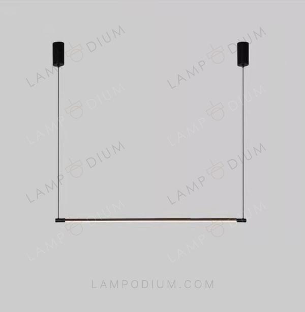 Pendant light LUCERNA NERA