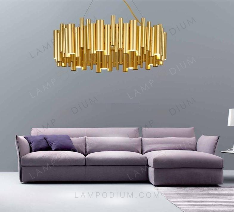 Chandelier GOLDY TUBO