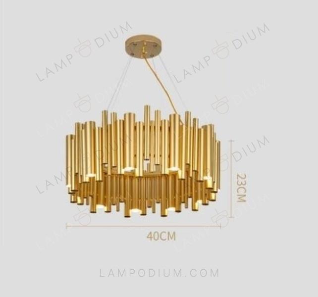 Chandelier GOLDY TUBO