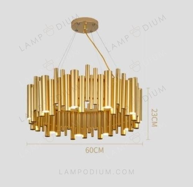 Chandelier GOLDY TUBO