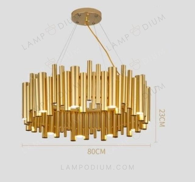 Chandelier GOLDY TUBO