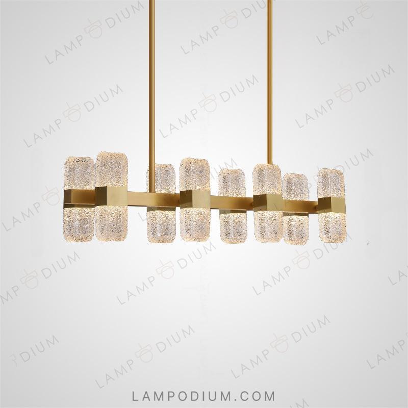 Linear, row luminaire CHARLIN LONG