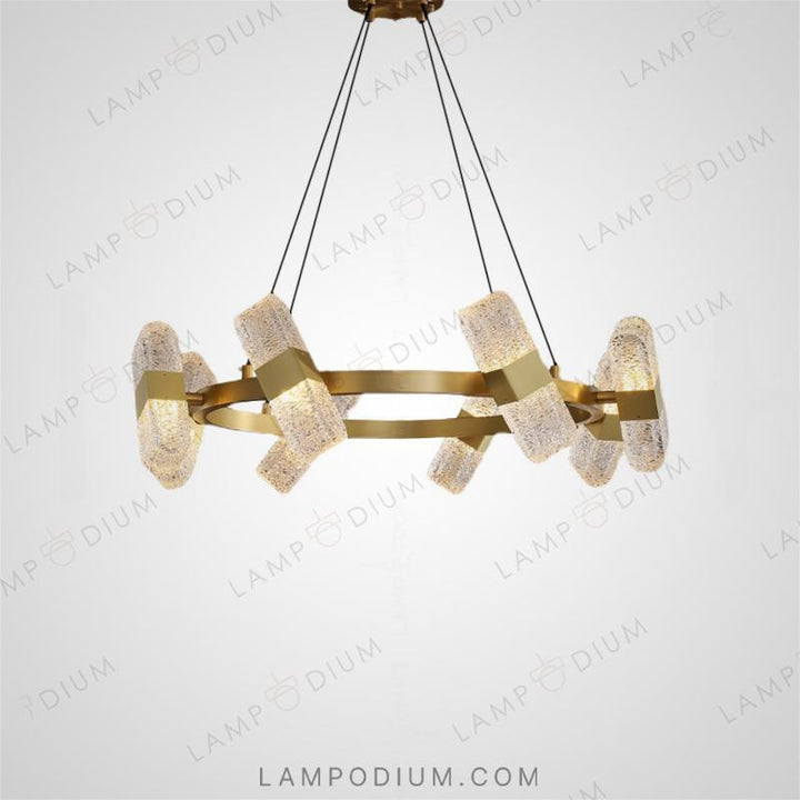 Circular chandeliers and light fixtures CHARLIN