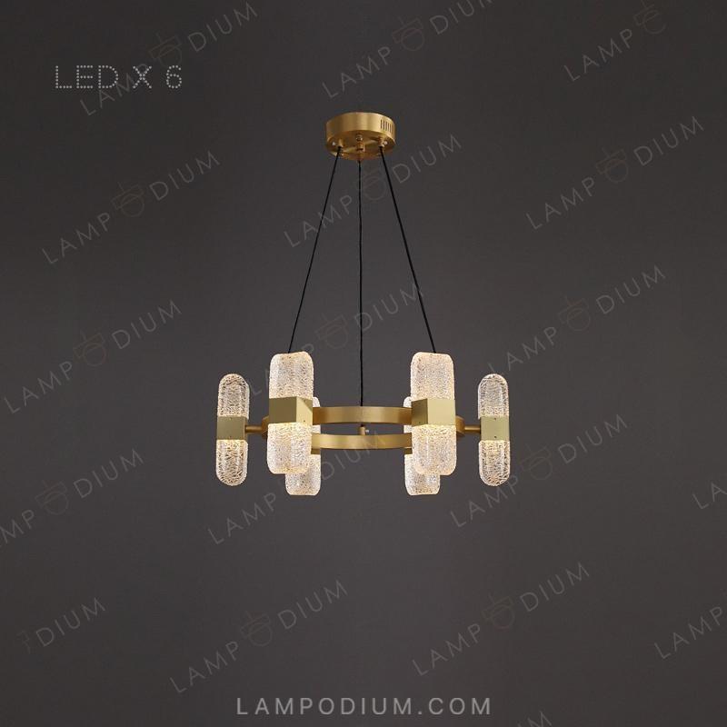 Circular chandeliers and light fixtures CHARLIN