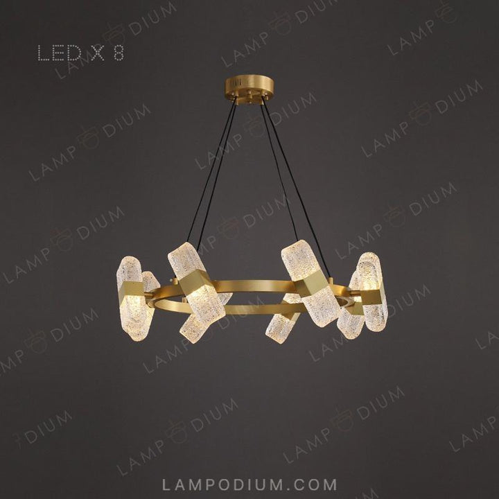 Circular chandeliers and light fixtures CHARLIN