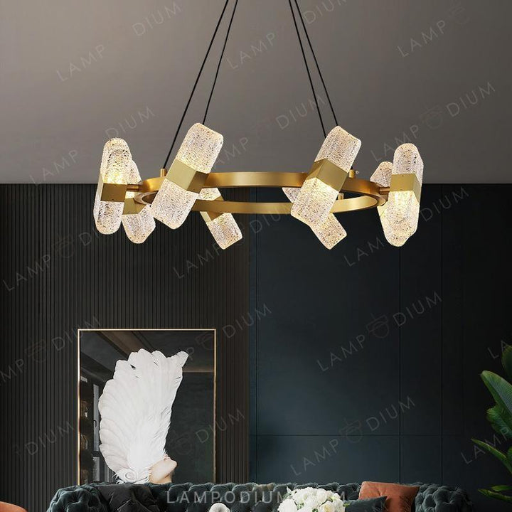 Circular chandeliers and light fixtures CHARLIN