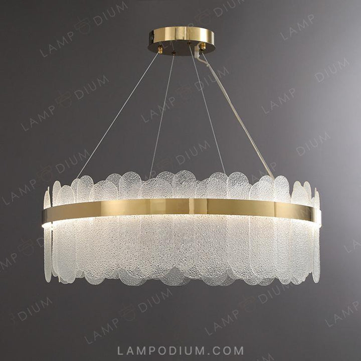 Circular chandeliers and lamps CHARLOTTA