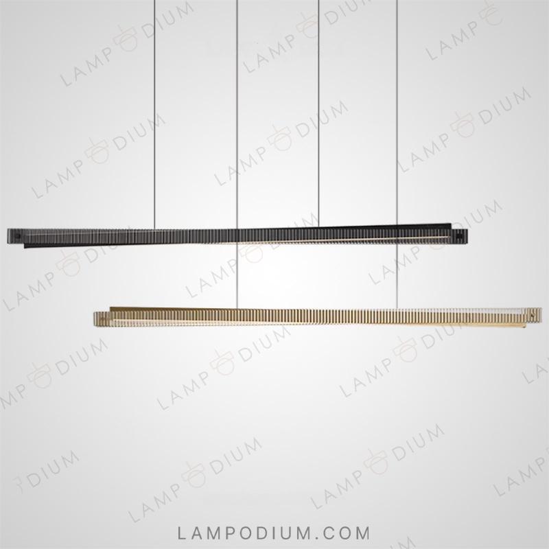 Linear, row luminaire CHIFFA SKEW