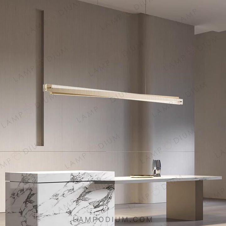 Linear, row luminaire CHIFFA SKEW