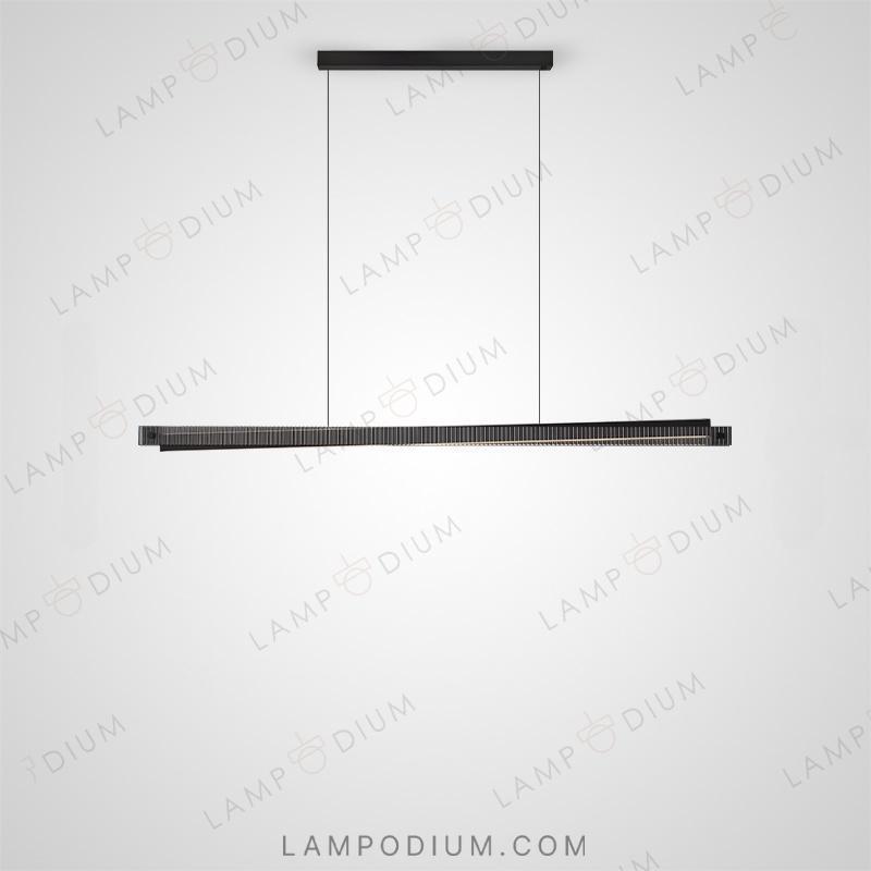 Linear, row luminaire CHIFFA SKEW