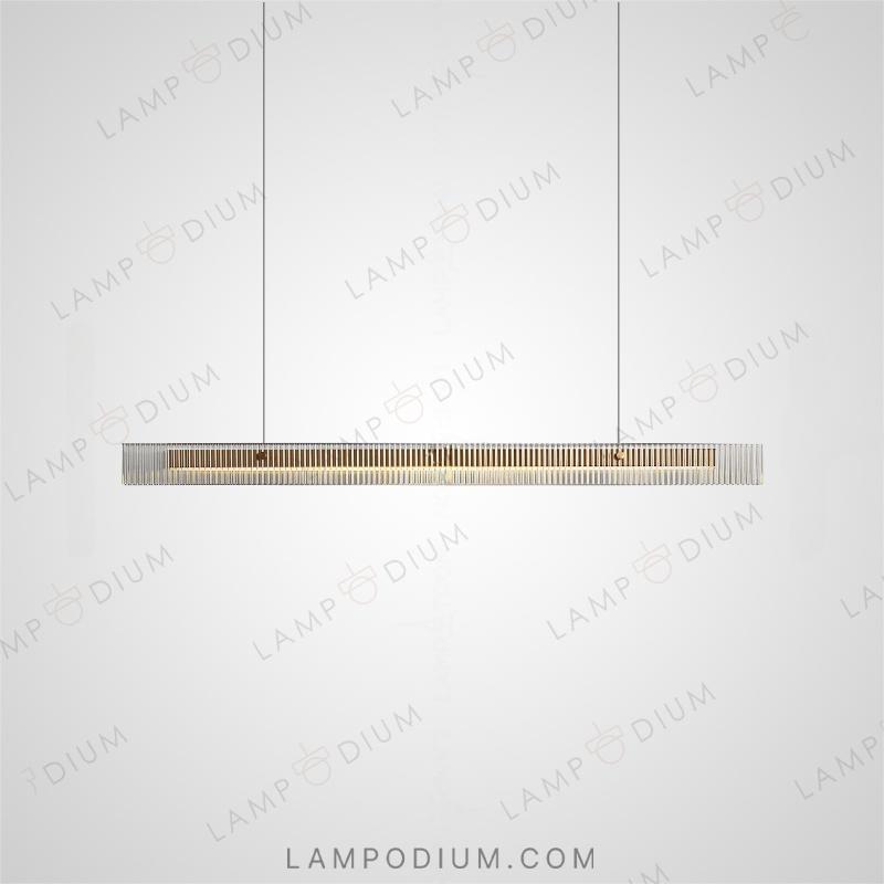 Linear, row luminaire CHIFFA