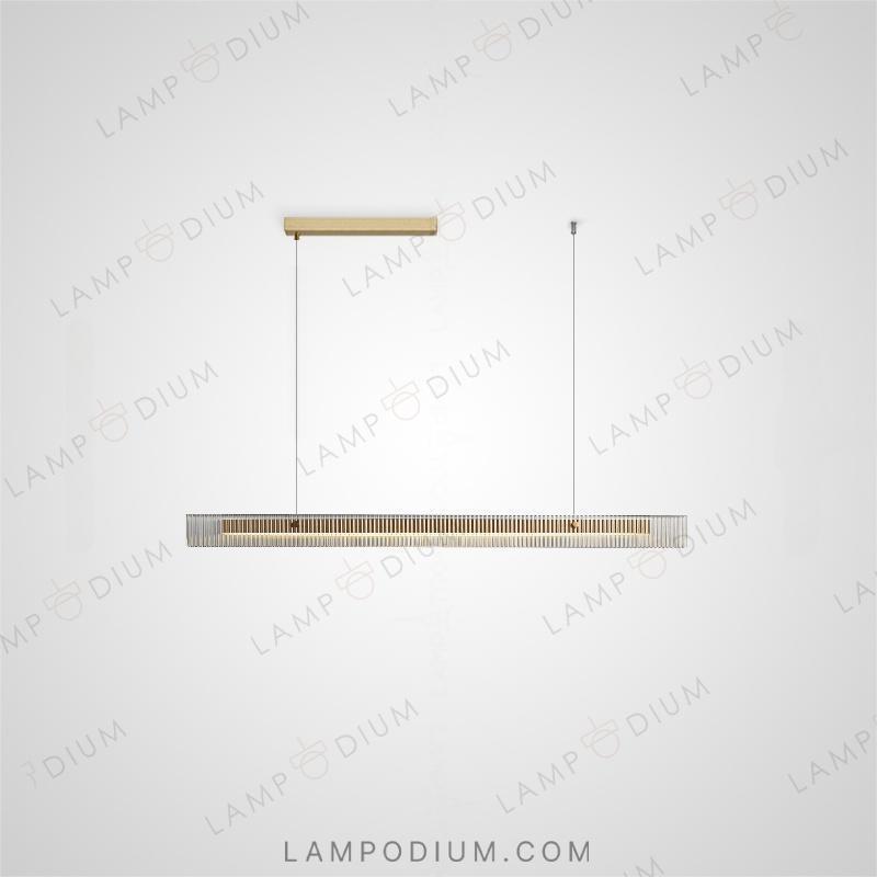 Linear, row luminaire CHIFFA