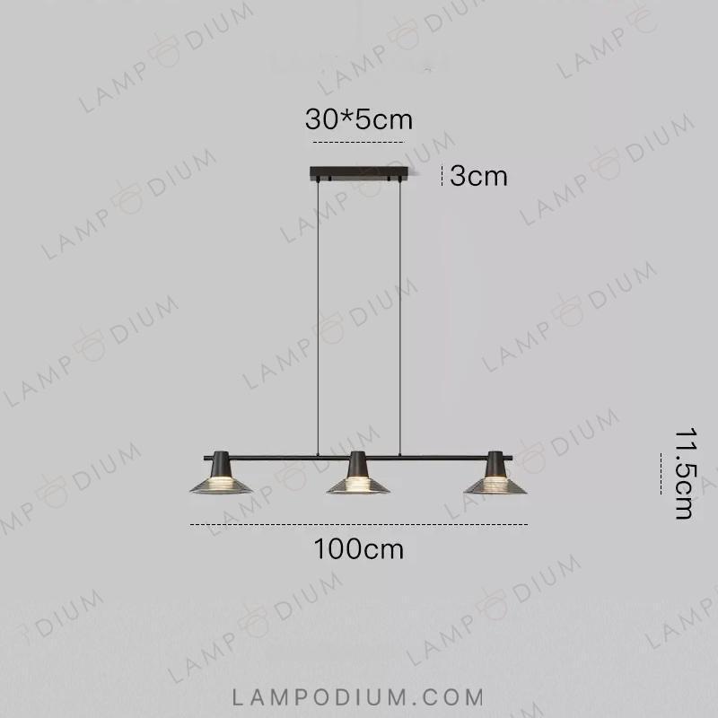 Linear, row luminaire CICLA LONG