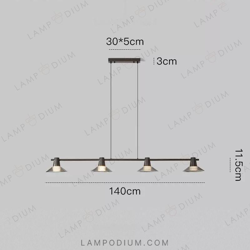 Linear, row luminaire CICLA LONG