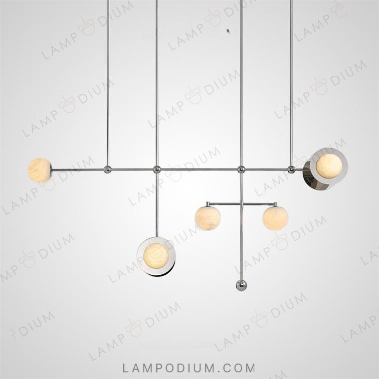 Linear, row luminaire CLAUDIO LONG