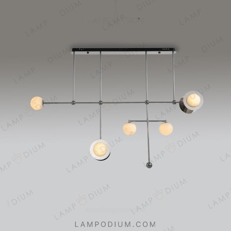 Linear, row luminaire CLAUDIO LONG