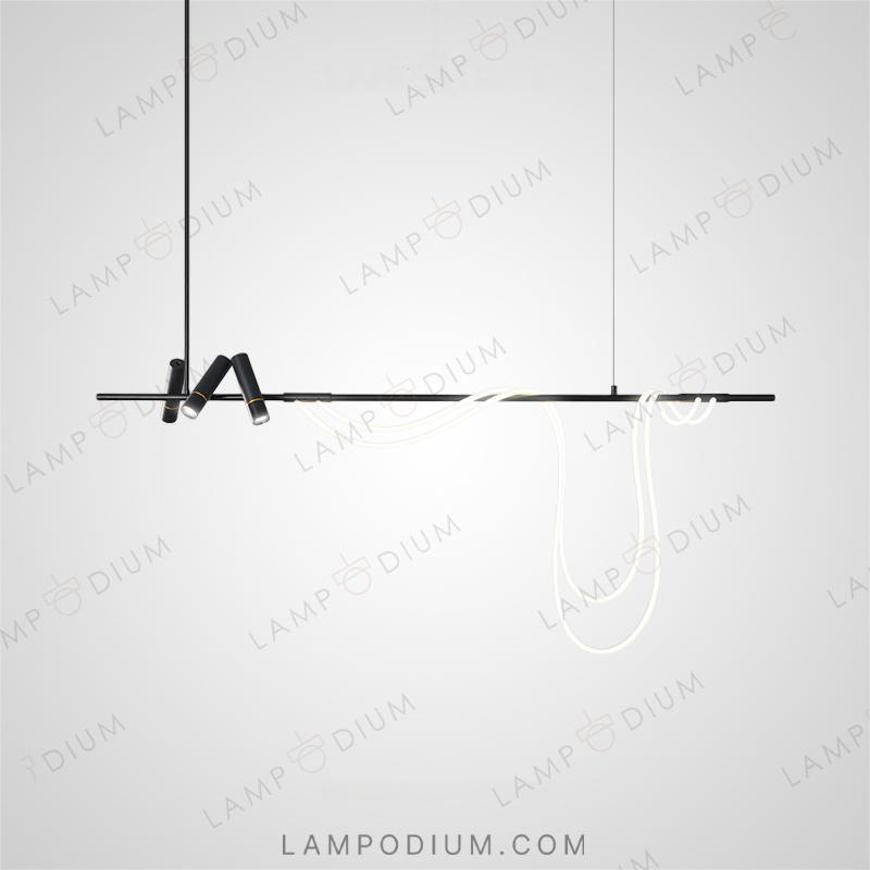 Linear, row luminaire CLEMENS