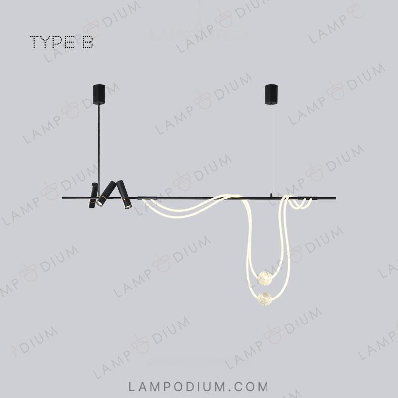 Linear, row luminaire CLEMENS