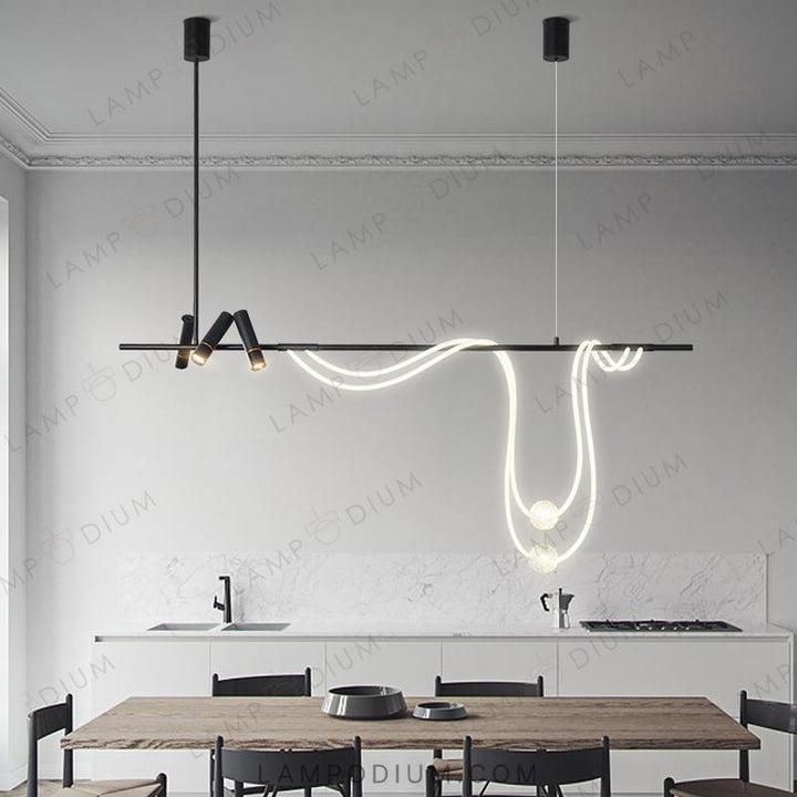 Linear, row luminaire CLEMENS