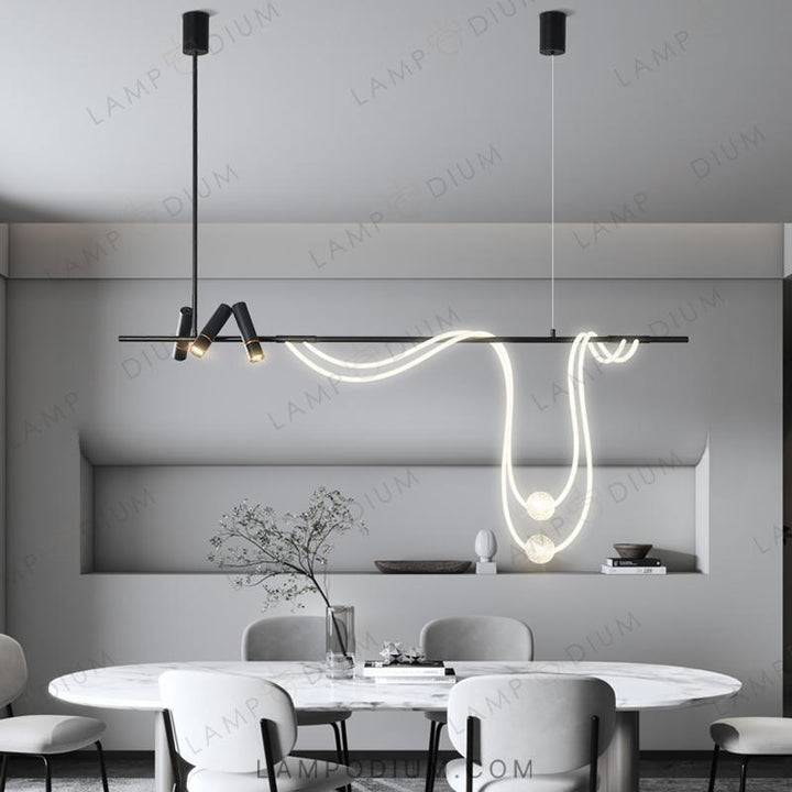 Linear, row luminaire CLEMENS