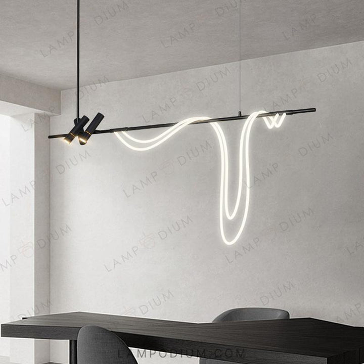 Linear, row luminaire CLEMENS