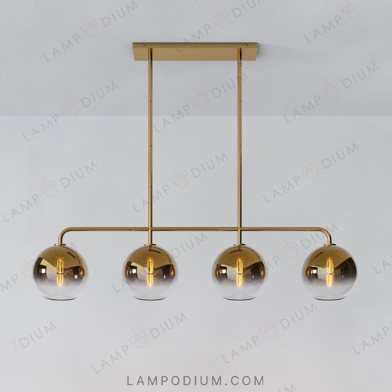 Linear, row luminaire CLOVE