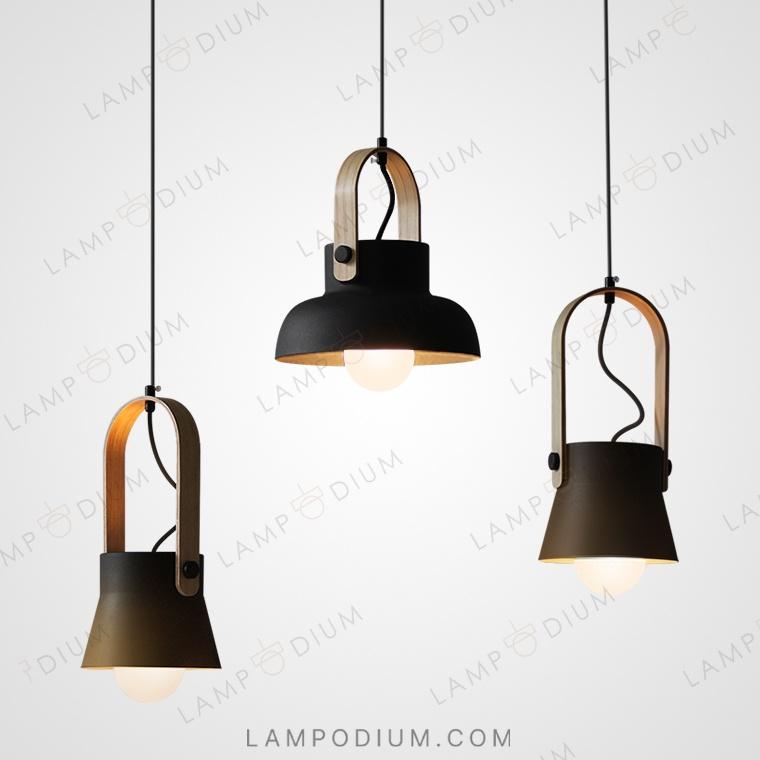 Hanging light fixture CLUTCH