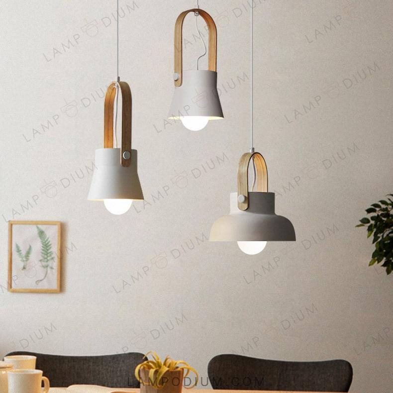 Hanging light fixture CLUTCH