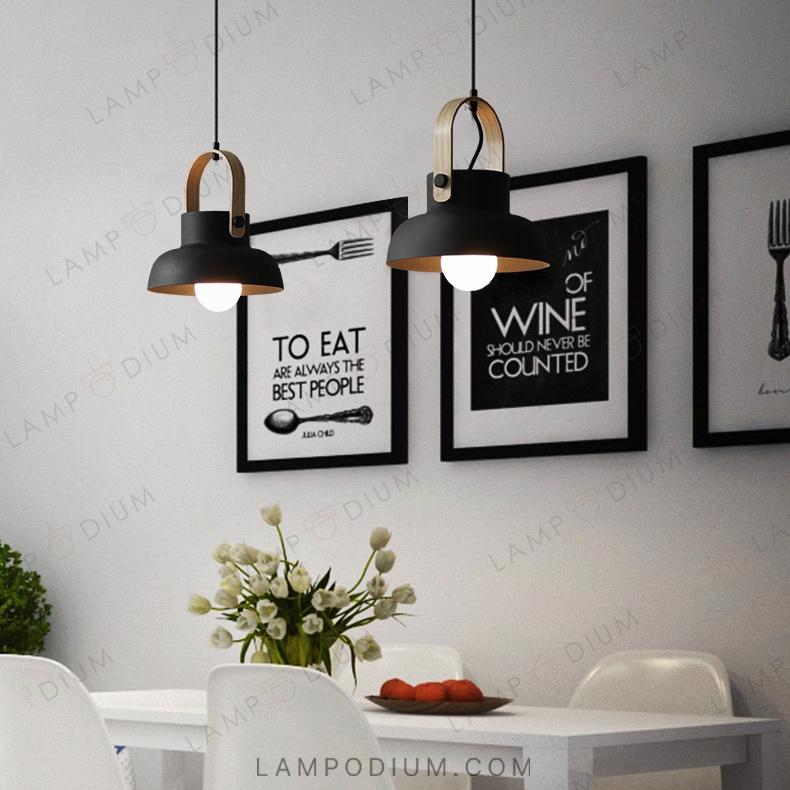 Hanging light fixture CLUTCH