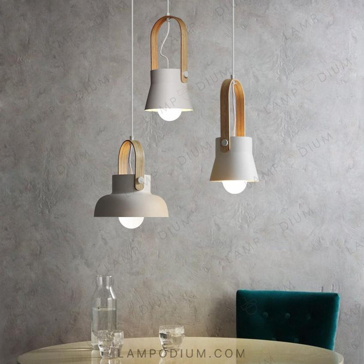 Hanging light fixture CLUTCH