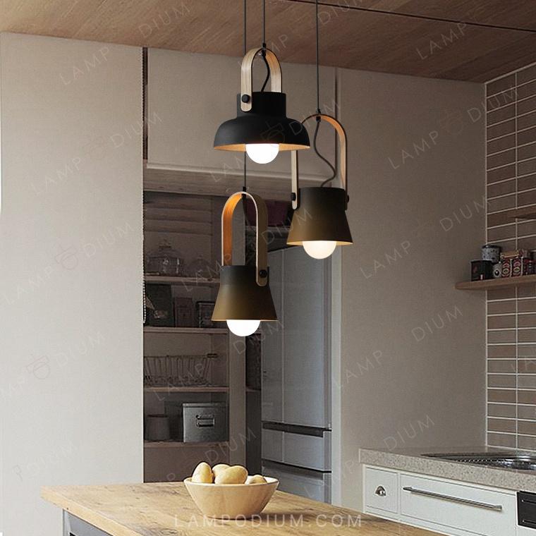 Hanging light fixture CLUTCH