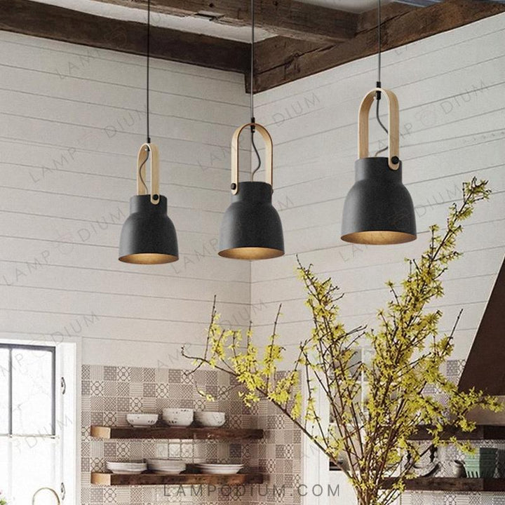 Hanging light fixture CLUTCH