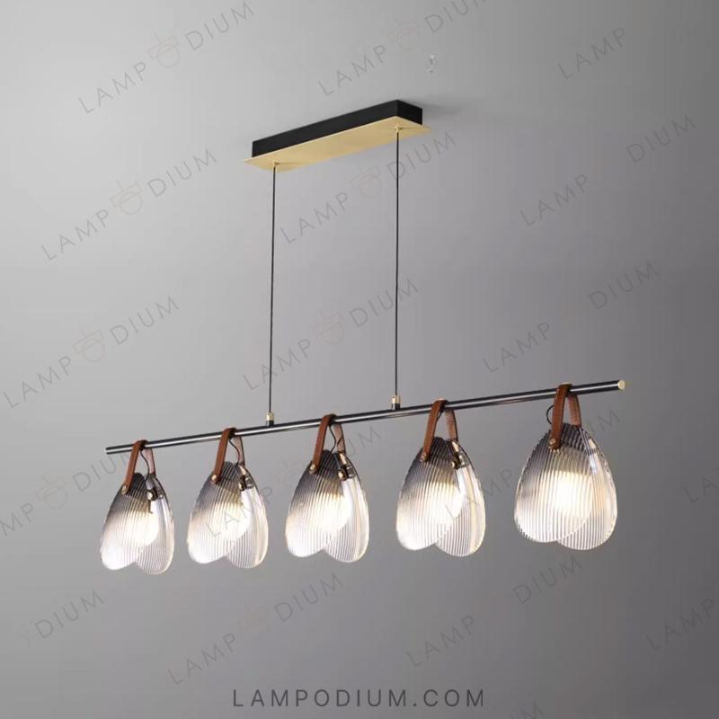 Linear, row luminaire CONCH L