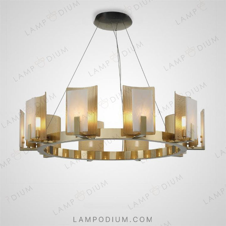 Circular chandeliers and light fixtures CONRAD R