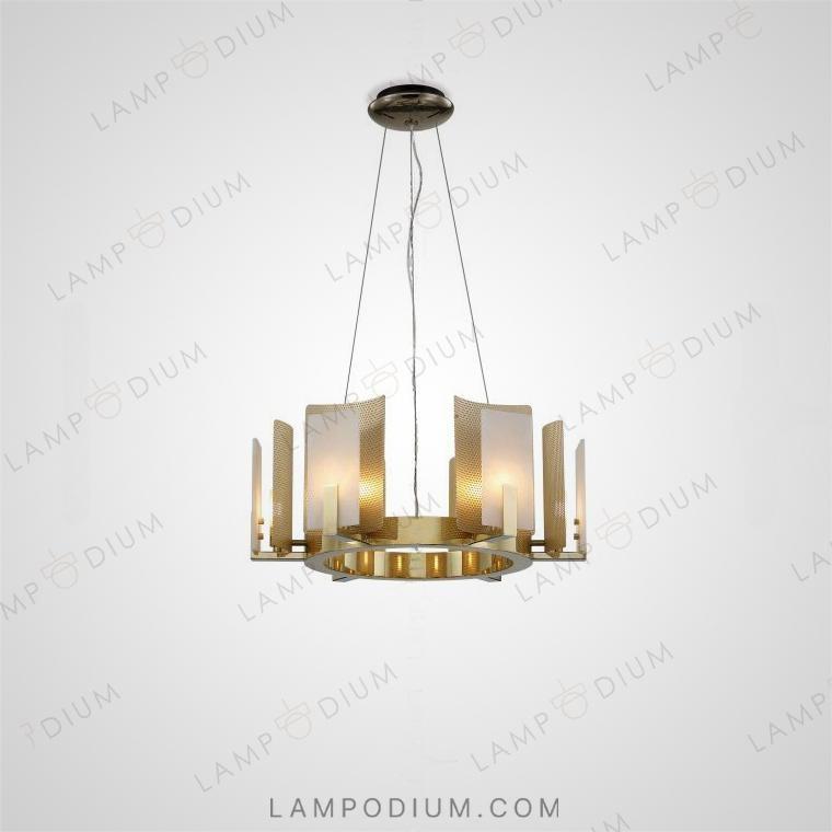 Circular chandeliers and light fixtures CONRAD R