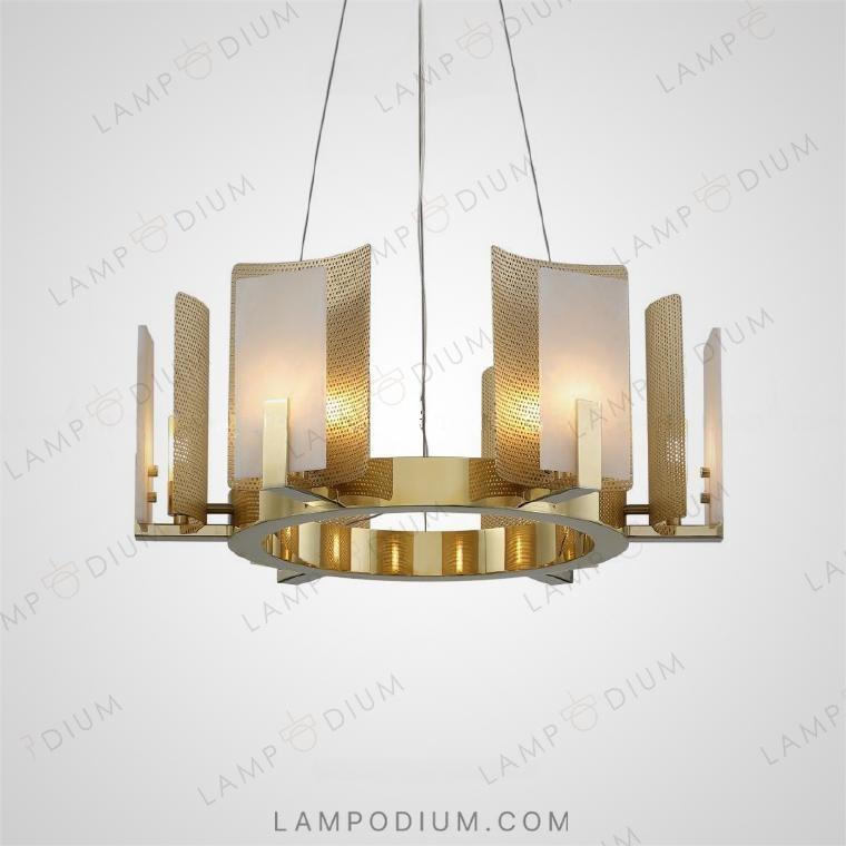 Circular chandeliers and light fixtures CONRAD R