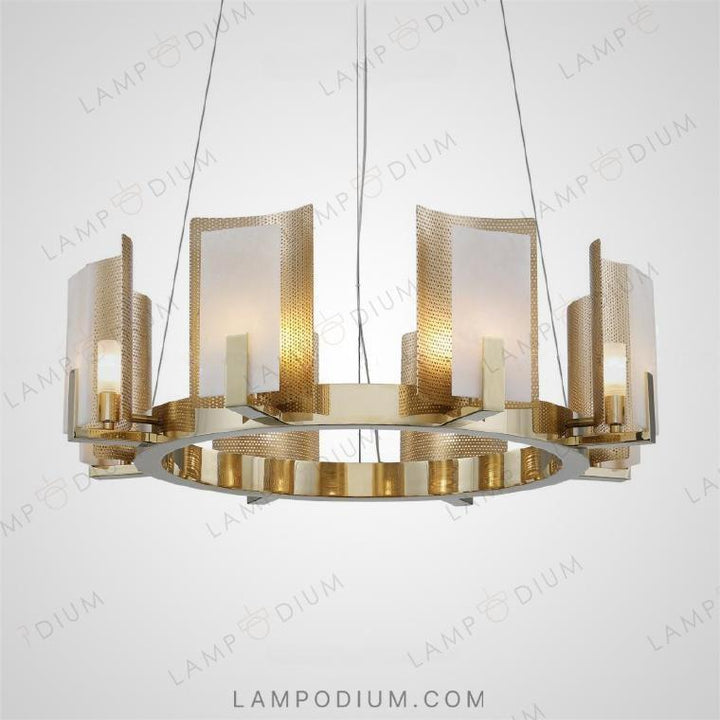 Circular chandeliers and light fixtures CONRAD R