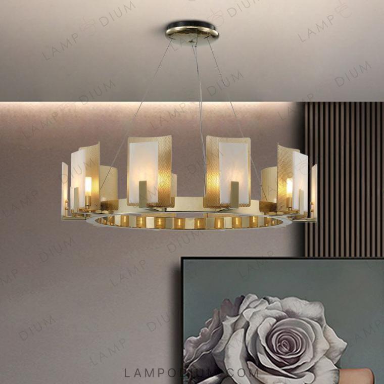 Circular chandeliers and light fixtures CONRAD R