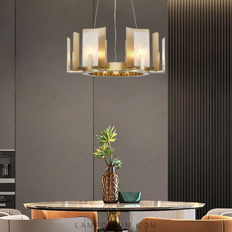 Circular chandeliers and light fixtures CONRAD R