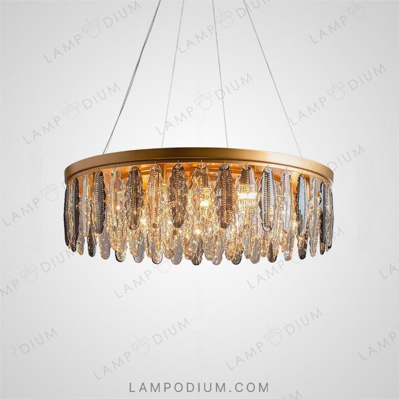 Circular chandeliers and light fixtures CONSUL