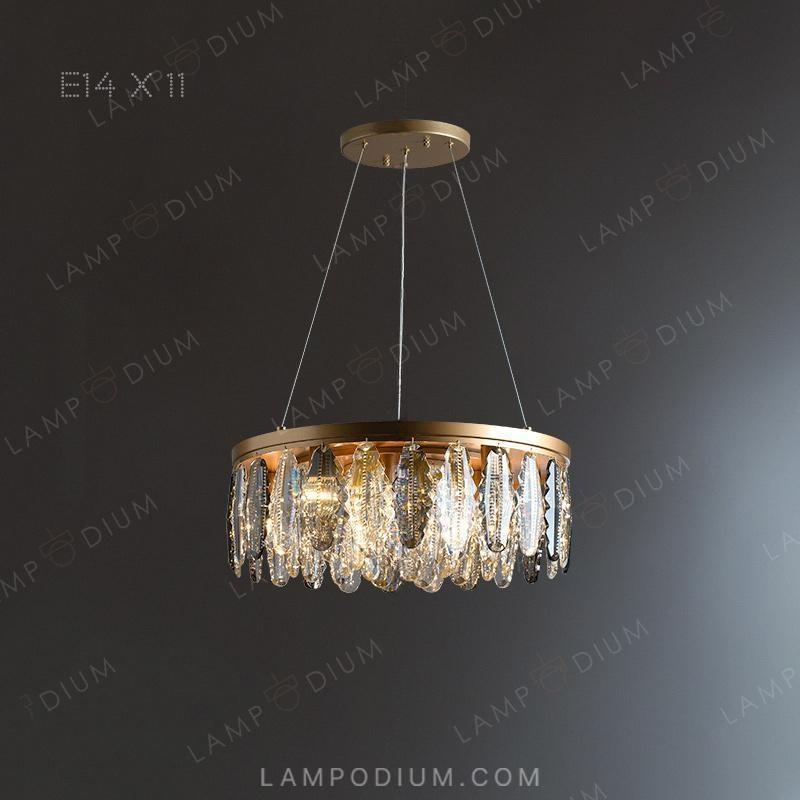 Circular chandeliers and light fixtures CONSUL