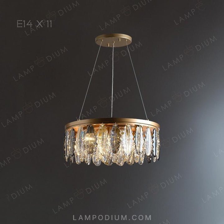 Circular chandeliers and light fixtures CONSUL