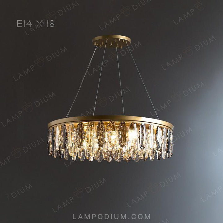 Circular chandeliers and light fixtures CONSUL