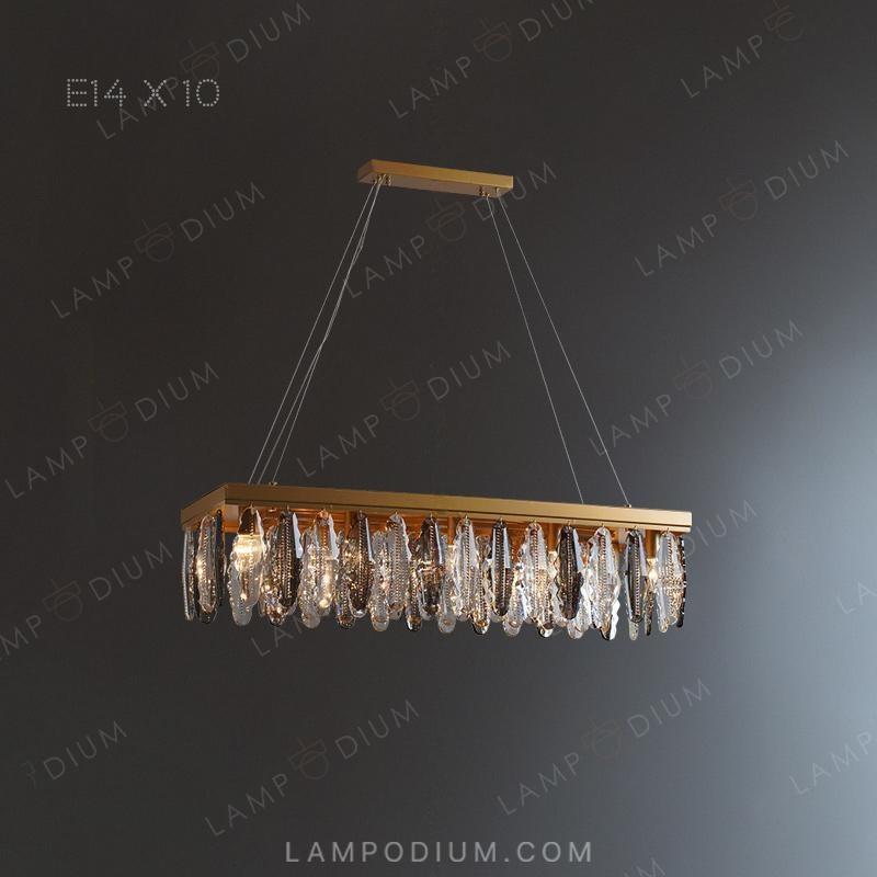 Circular chandeliers and light fixtures CONSUL