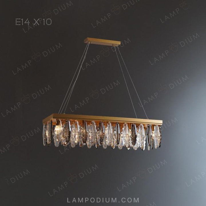 Circular chandeliers and light fixtures CONSUL